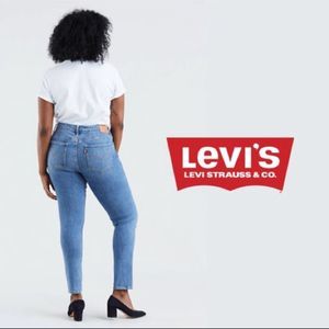 📚Levi’s 721 High Rise Skinny Women’s Jeans Ripped Knee